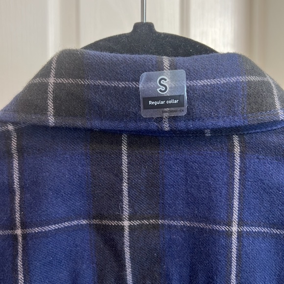 Uniqlo Flannel Checked Long Sleeve Shirt - Small - Picture 7 of 10